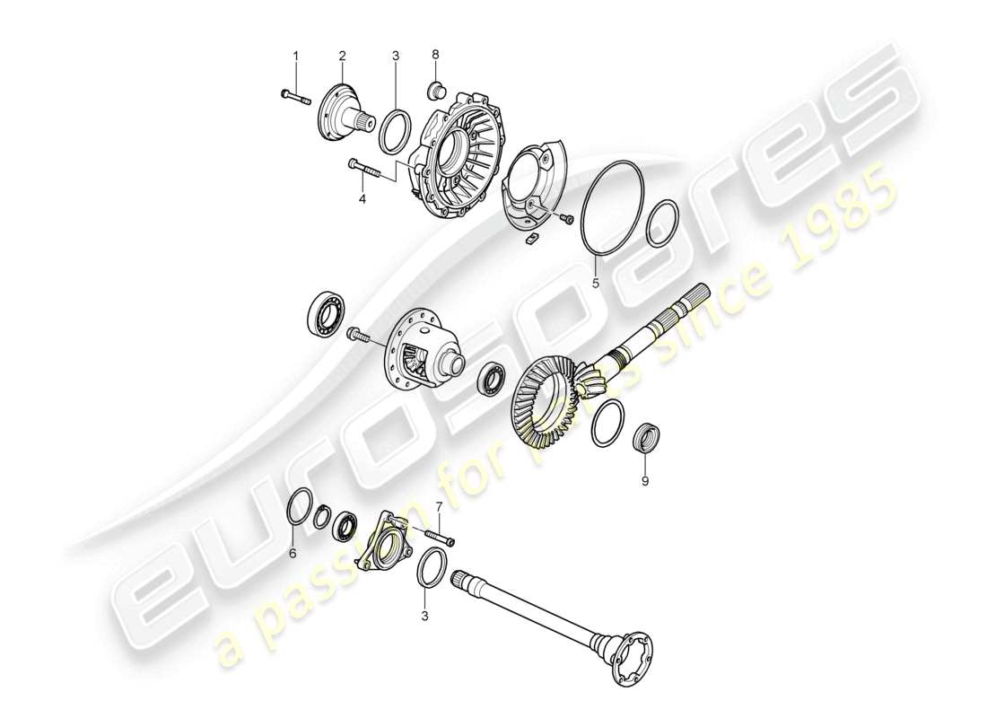 VIEW PARTS DIAGRAMS FROM THE PORSCHE BOXSTER PARTS CATALOGUE a part diagram from the porsche boxster parts catalogue