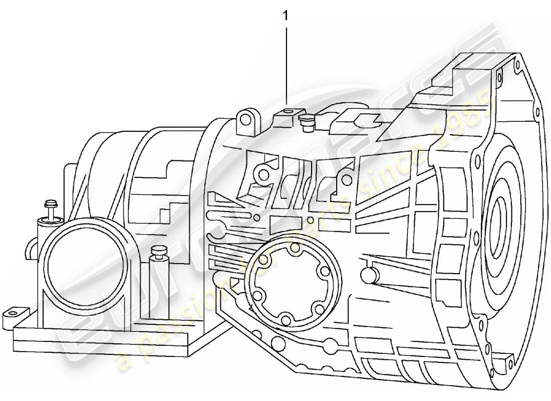 a part diagram from the porsche 1973 (refurbished and exchange catalogue) parts catalogue