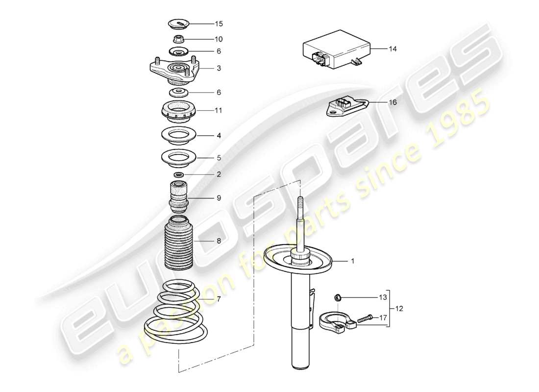 VIEW PARTS DIAGRAMS FROM THE PORSCHE BOXSTER PARTS CATALOGUE a part diagram from the porsche boxster parts catalogue