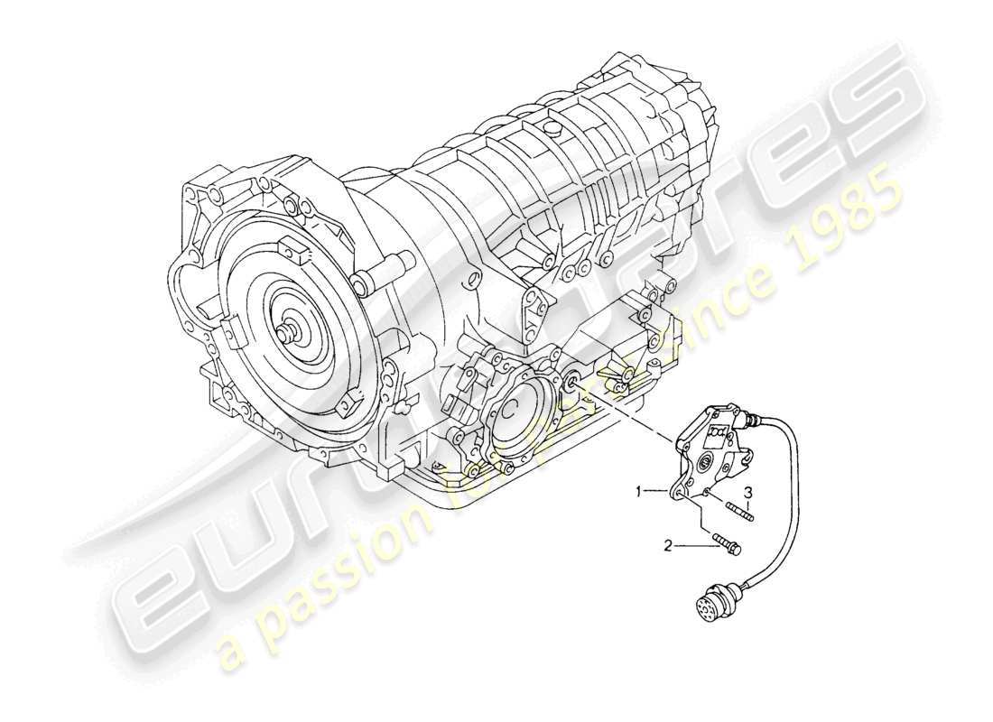 a part diagram from the porsche boxster parts catalogue