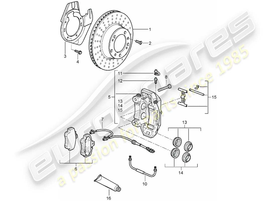 part diagram containing part number 99761275600