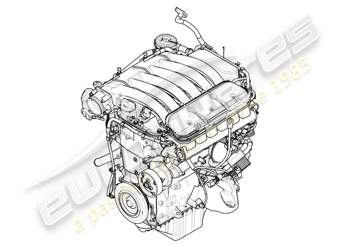VIEW PARTS DIAGRAMS FROM THE PORSCHE CAYENNE PARTS CATALOGUE a part diagram from the porsche cayenne parts catalogue