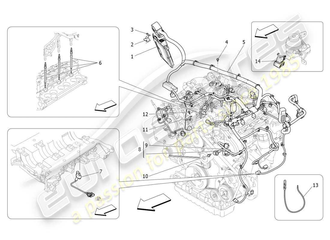 part diagram containing part number 46328202