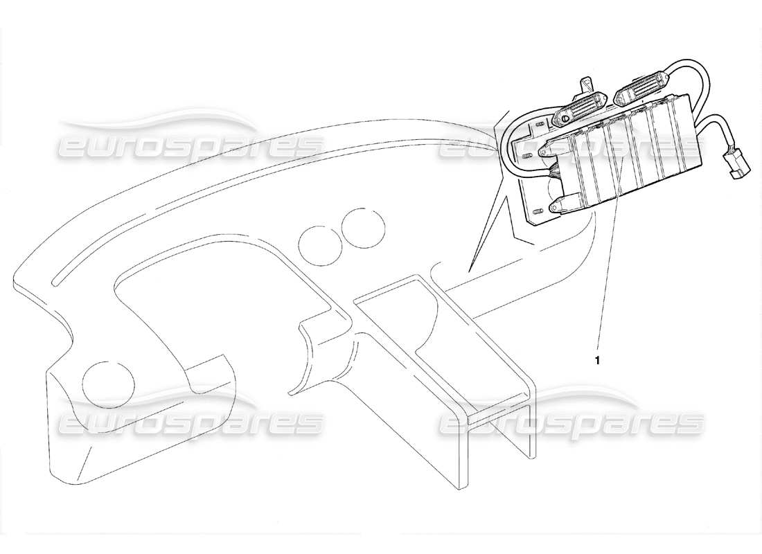 lamborghini diablo se30 (1995) electrical system (from se 080-150) parts diagram