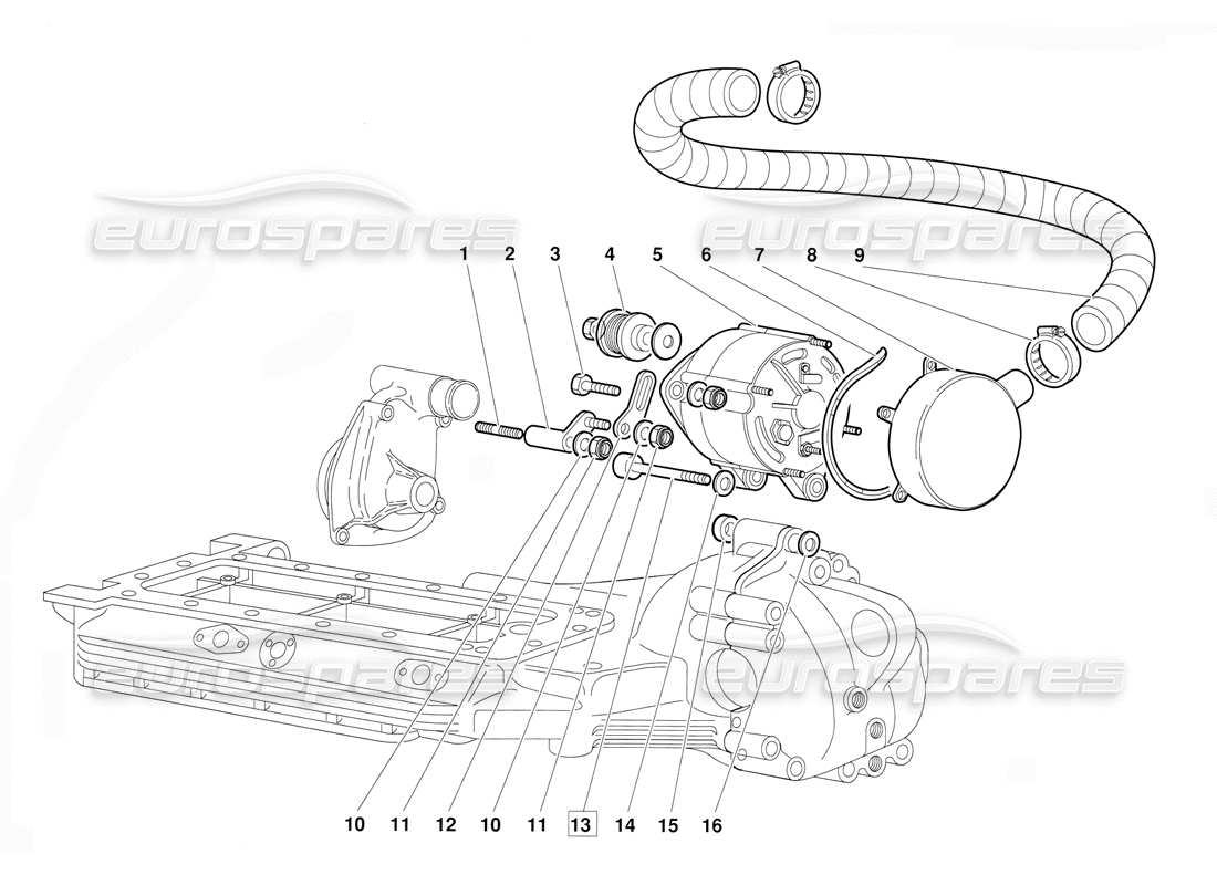 part diagram containing part number 001629624