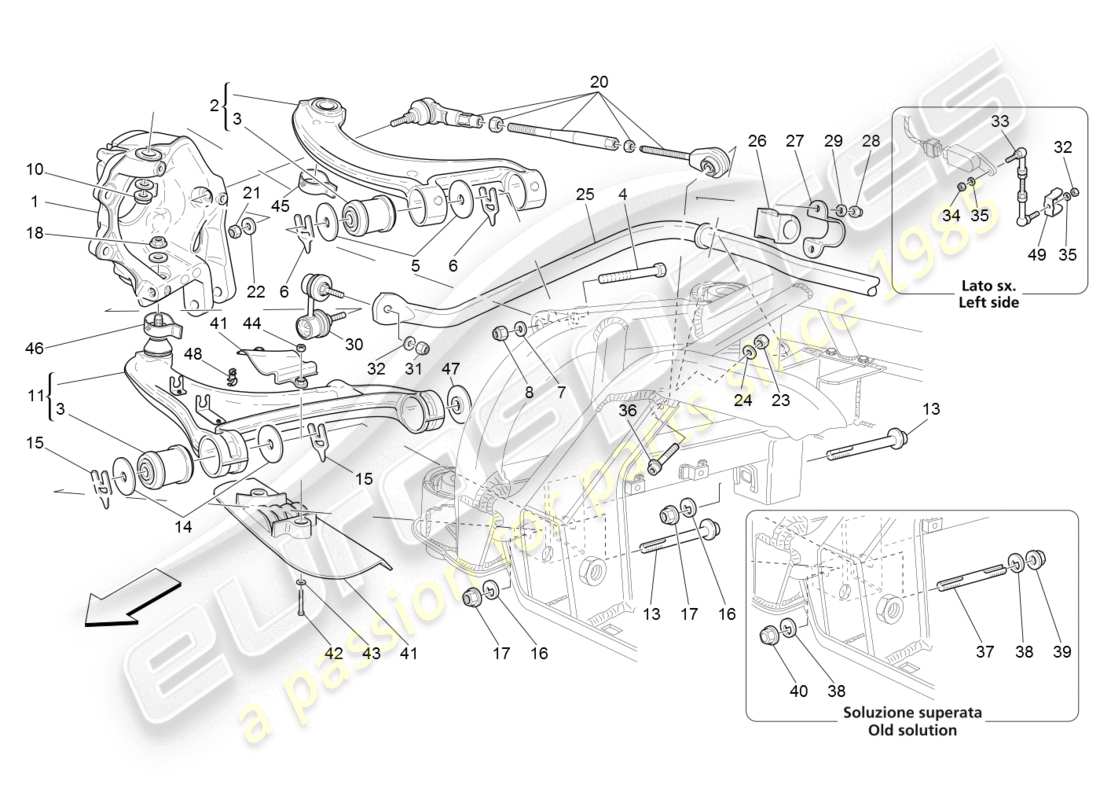 part diagram containing part number 150738