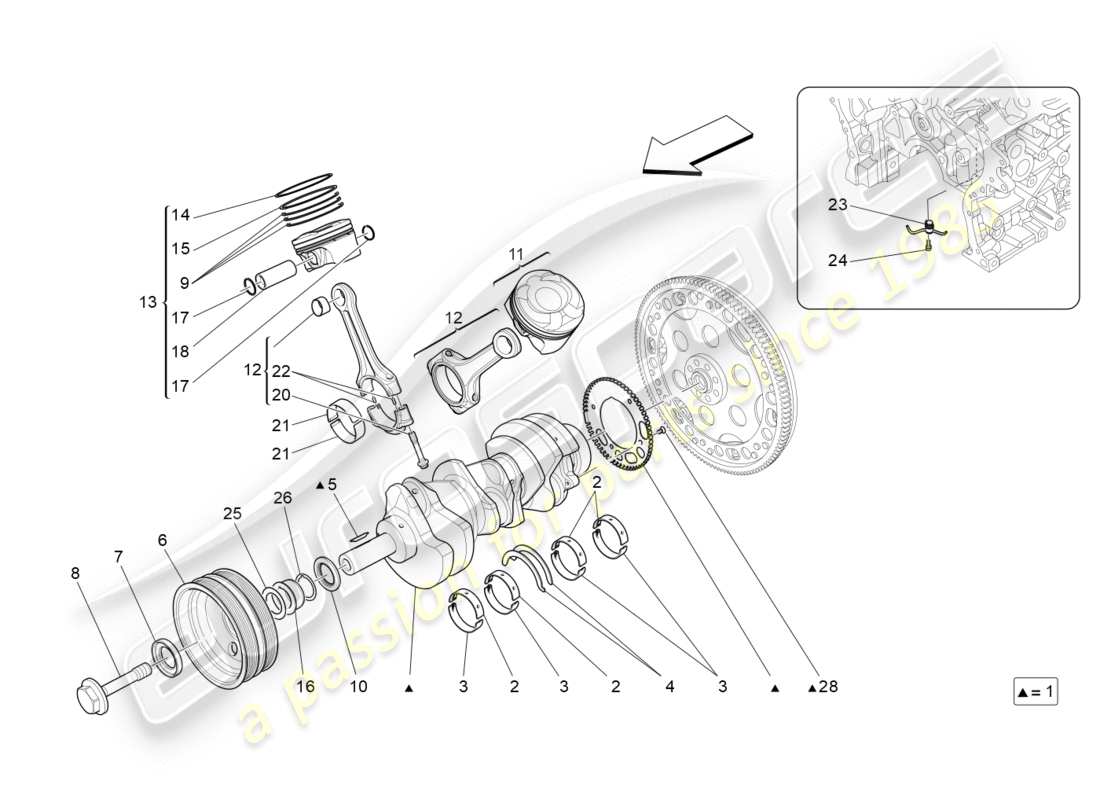 part diagram containing part number 280325