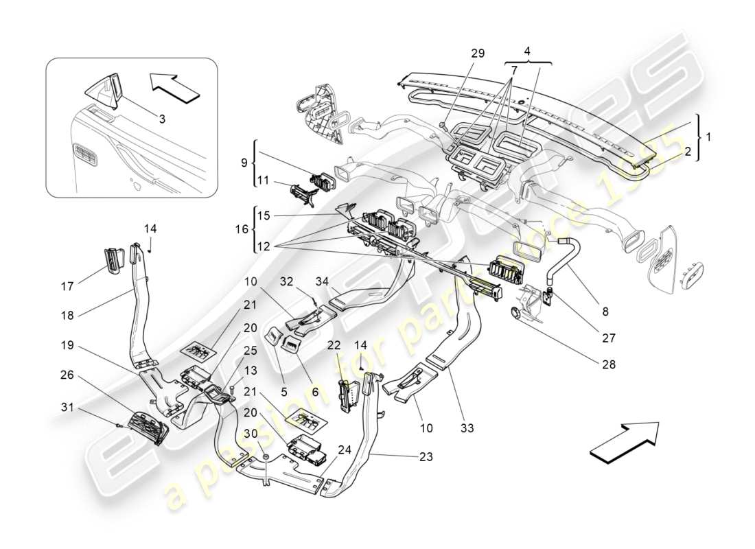 part diagram containing part number 670001500