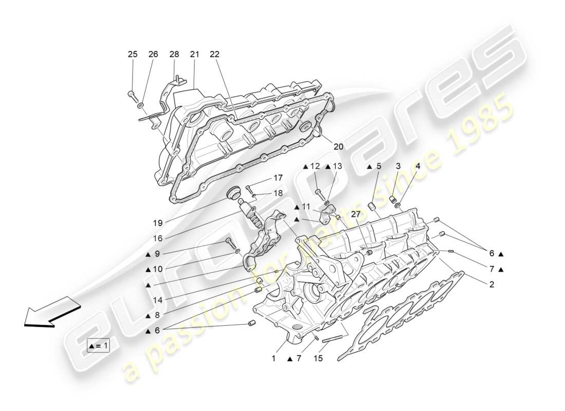 a part diagram from the Maserati GRANTURISMO S (2020) parts catalogue