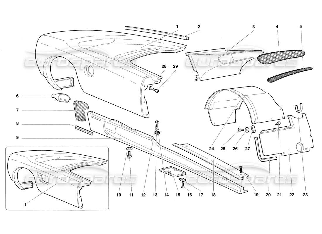 part diagram containing part number 009430169