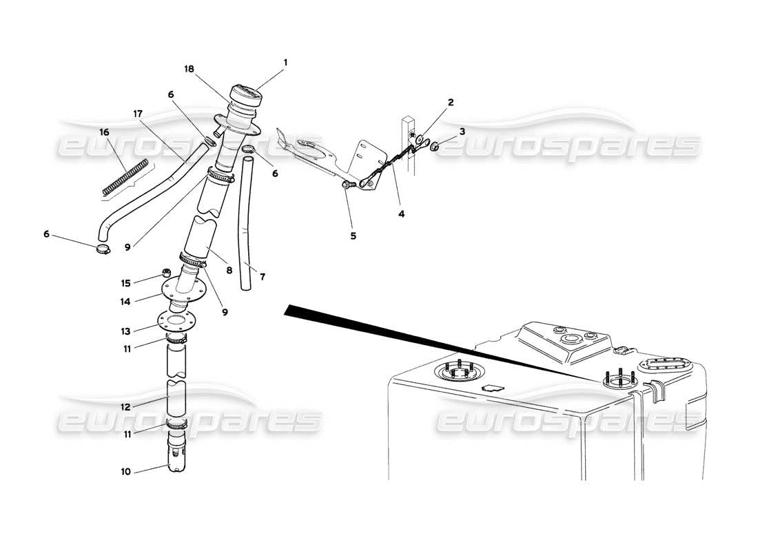 a part diagram from the lamborghini diablo 6.0 (2001) parts catalogue