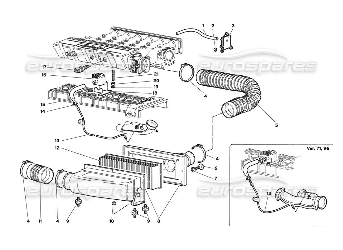 part diagram containing part number 001330523