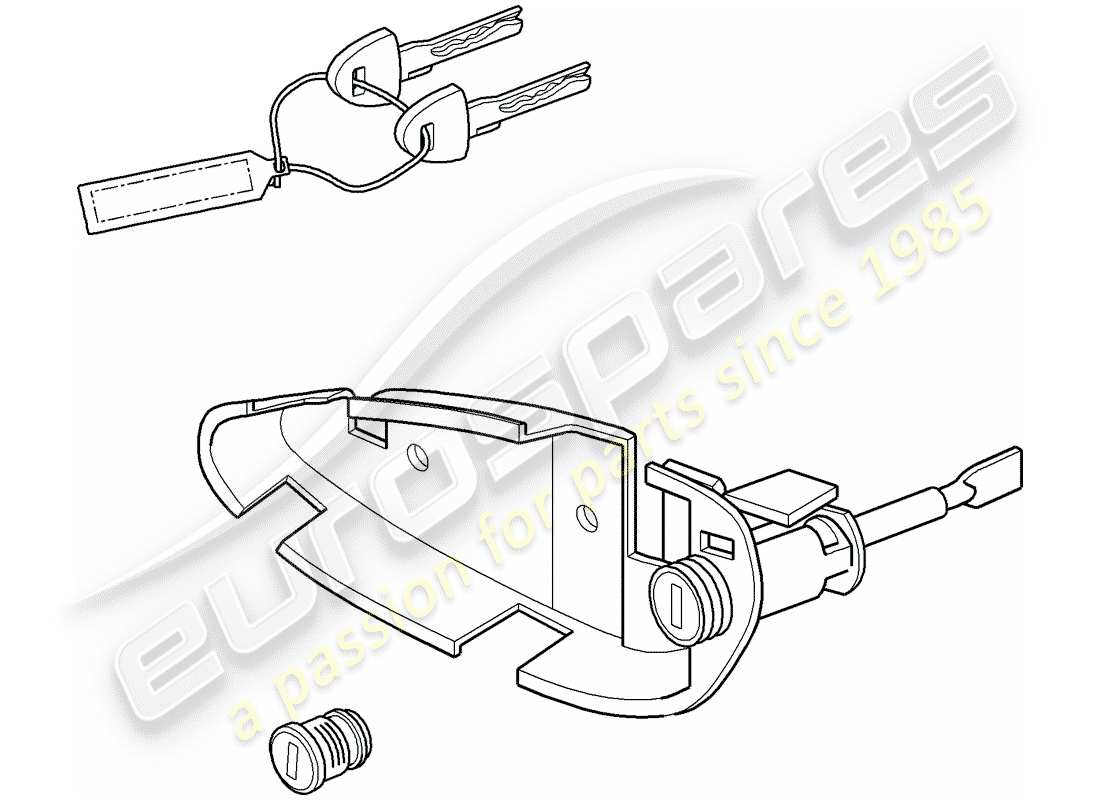 porsche boxster 987 (2009) repair kits parts diagram