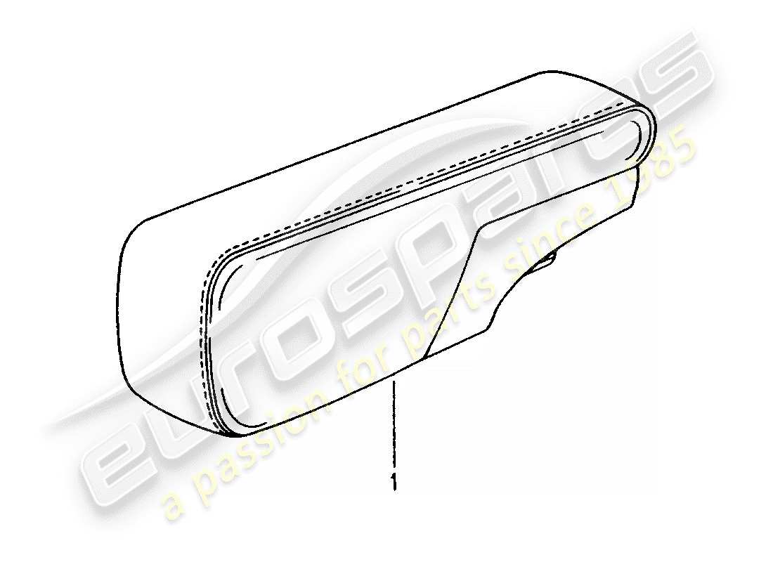 porsche 2011 (tequipment) armrest part diagram
