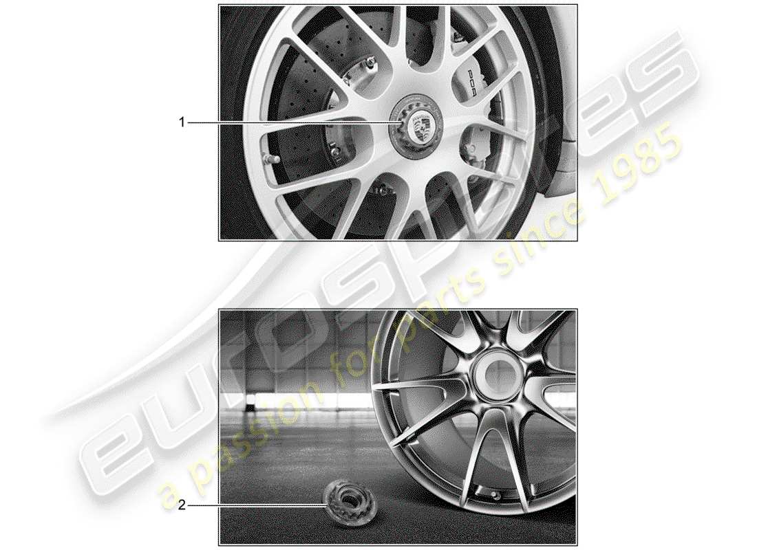 porsche 2012 (tequipment) central locking parts diagram