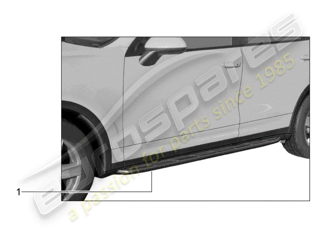 porsche 2008 (tequipment cayenne) step part diagram