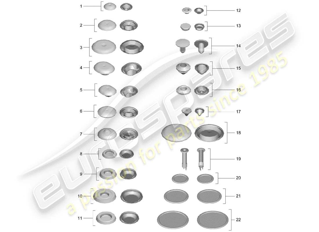 porsche 2019 (991-2) plug part diagram