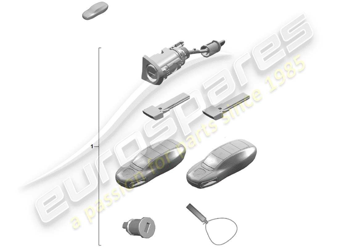 porsche 2020 (718 boxster spyder) repair kit part diagram