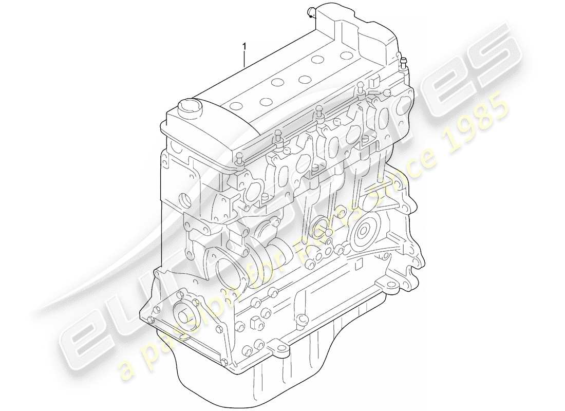 porsche 2013 (cayenne e2 92a) long block parts diagram