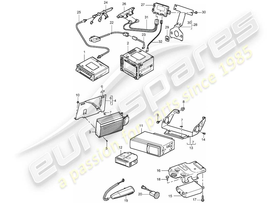 part diagram containing part number 99950753202