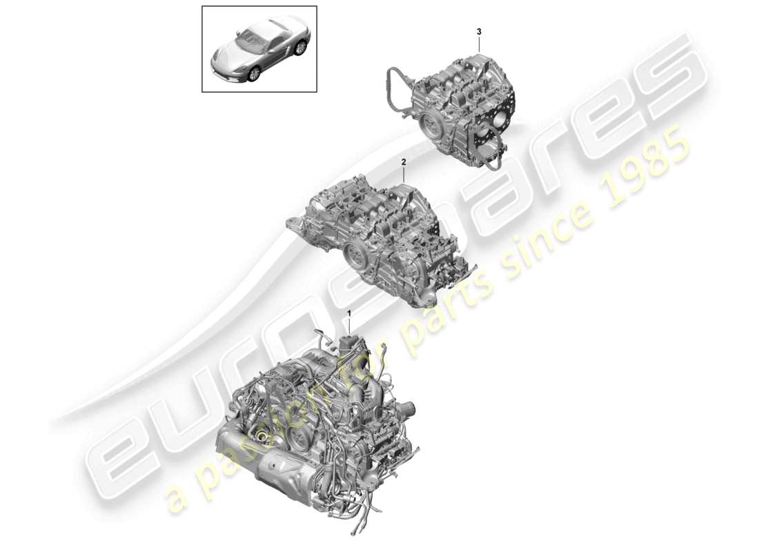 VIEW PARTS DIAGRAMS FROM THE PORSCHE BOXSTER PARTS CATALOGUE a part diagram from the porsche boxster parts catalogue