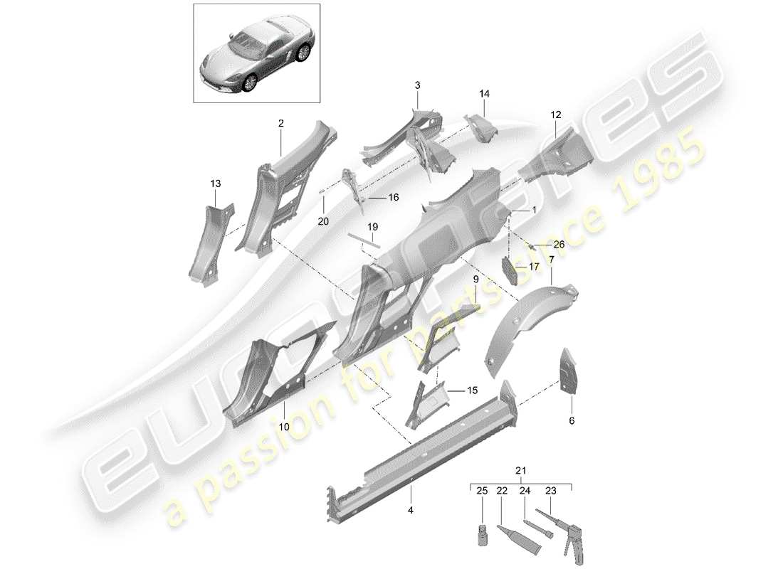 part diagram containing part number 982810018