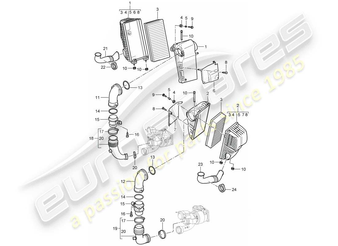 part diagram containing part number n 0245232