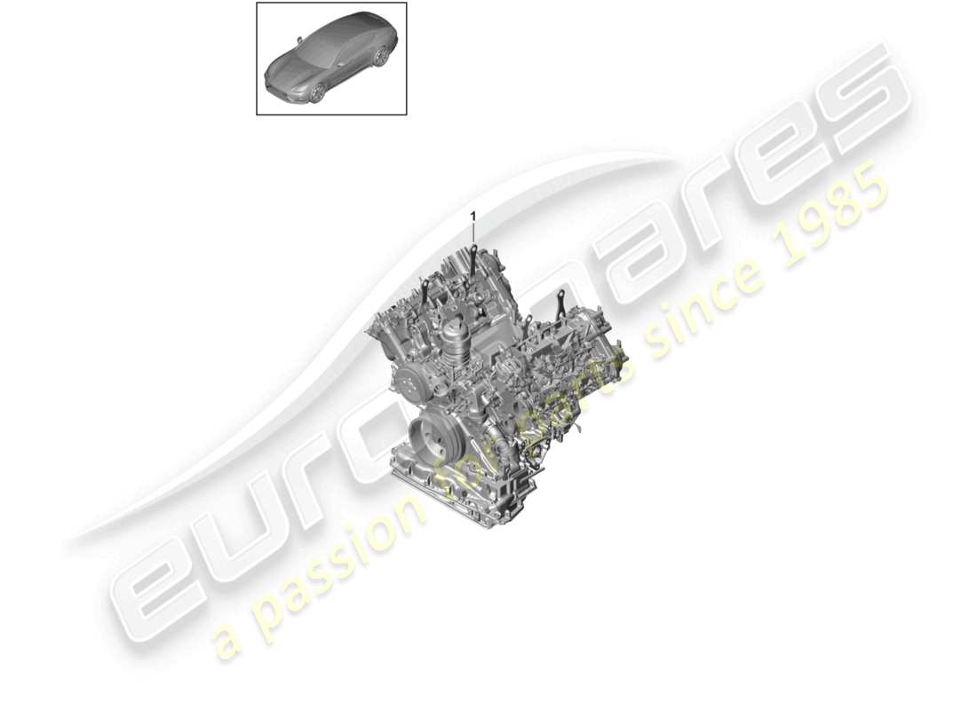 VIEW PARTS DIAGRAMS FROM THE PORSCHE PANAMERA PARTS CATALOGUE a part diagram from the porsche panamera parts catalogue