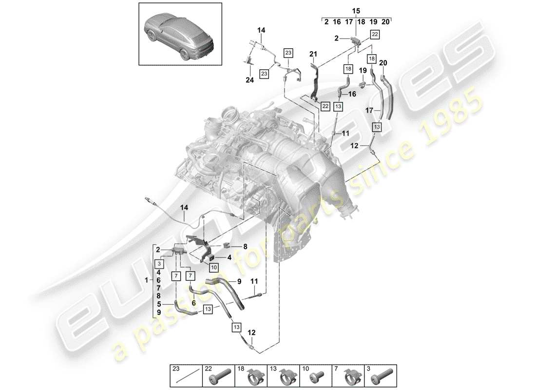 part diagram containing part number pae906051a