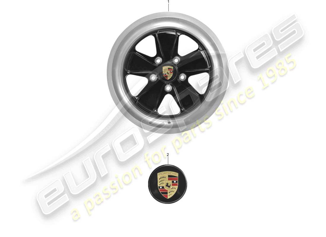 porsche 2000 (986 boxster) alloy wheel 18 fuchs not for: boxster s without: japan manufacturer release info hf43_22 wheels and tyres in pcss note group 4 chassis parts diagram