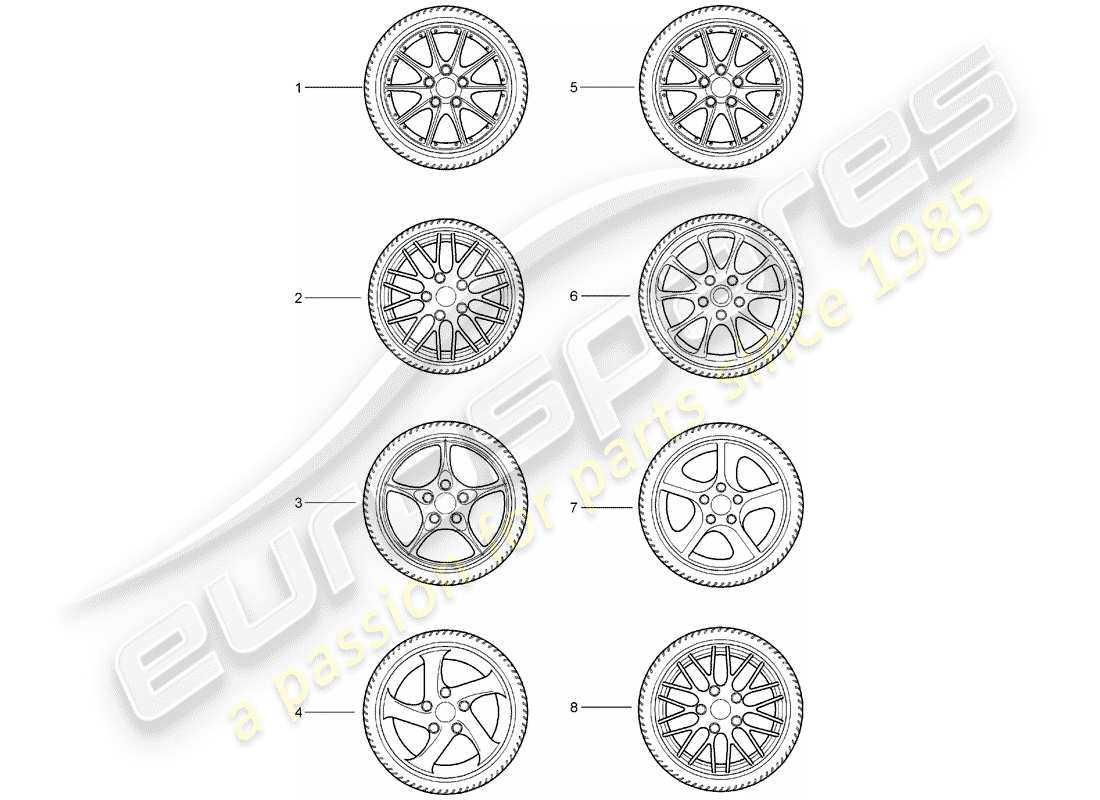 porsche tequipment catalogue (2012) gear wheel sets parts diagram