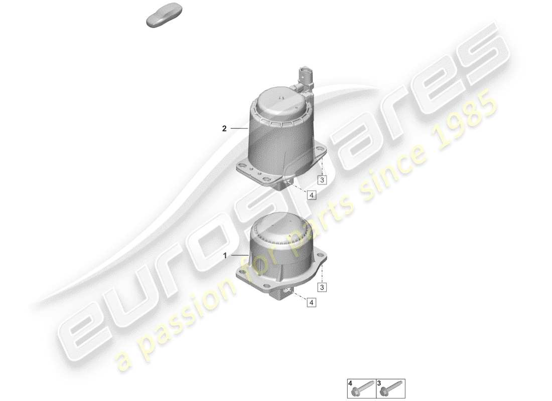 porsche 2020 (992-1) engine lifting tackle part diagram