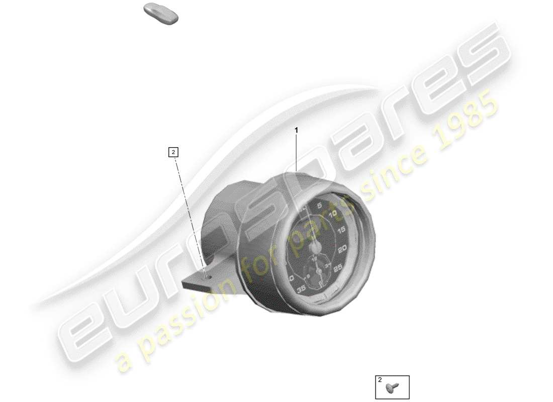 porsche 2020 (718 boxster spyder) stopwatch part diagram