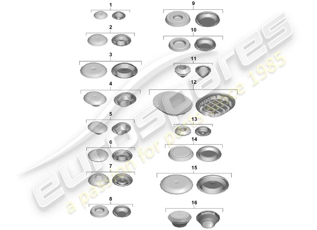 porsche 2019 (718 boxster spyder) plug part diagram