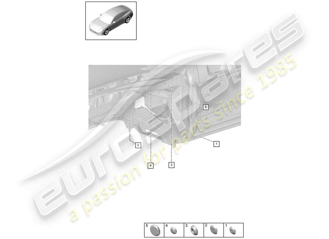 porsche 2017 (panamera 971-1) plug part diagram