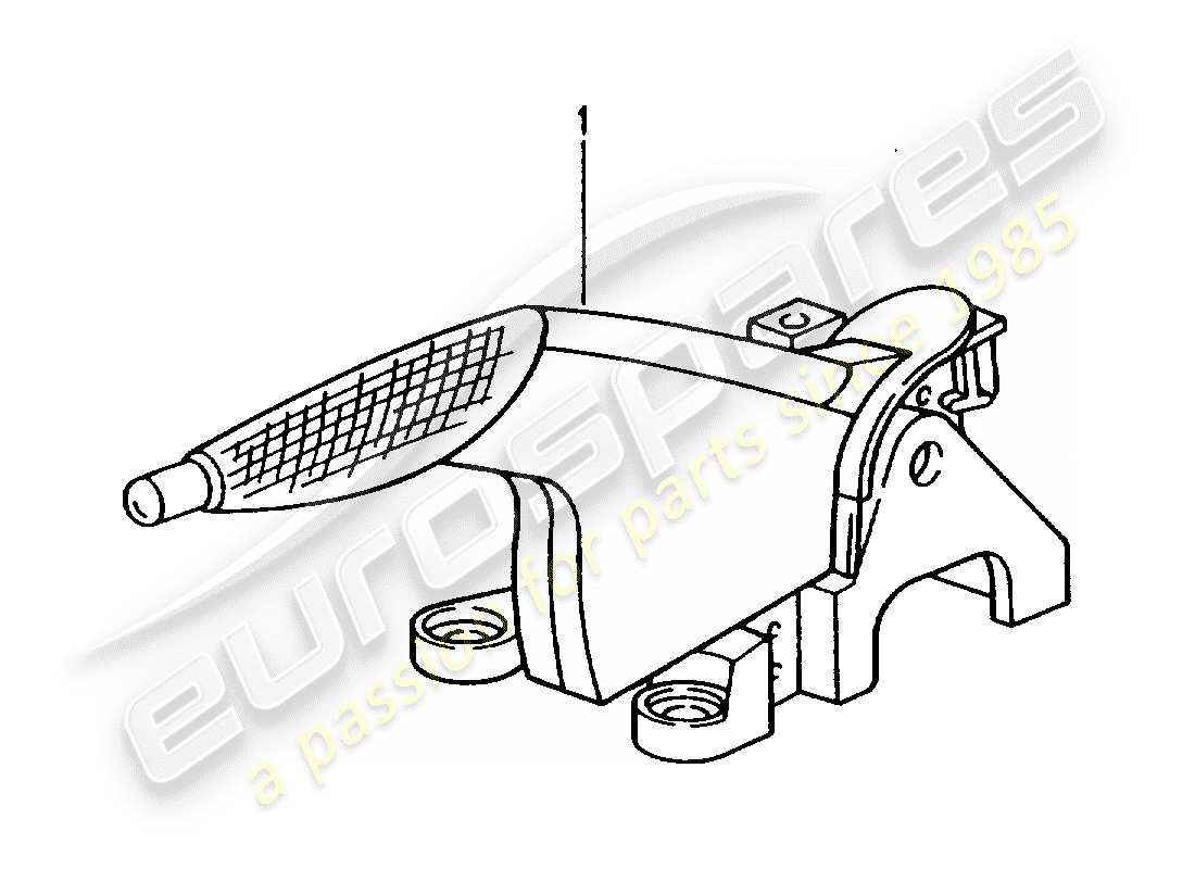 porsche 1998 (tequipment) hand brake lever parts diagram