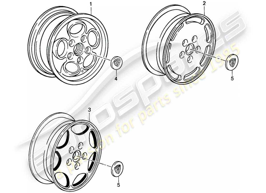 porsche 2011 (tequipment) spacer washer parts diagram