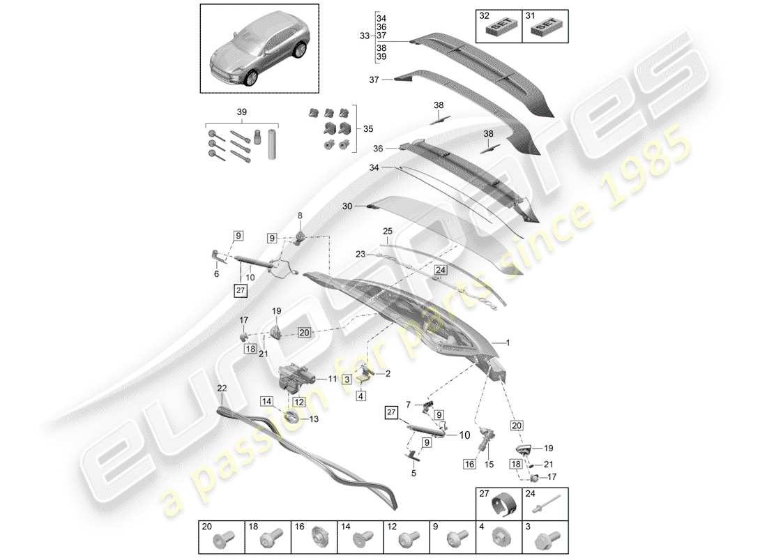 part diagram containing part number 95b827705j