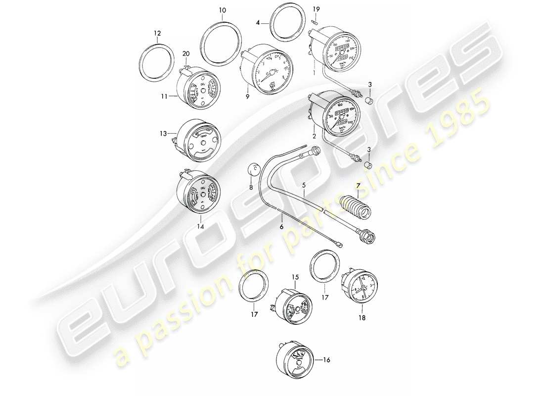 part diagram containing part number 91164190200