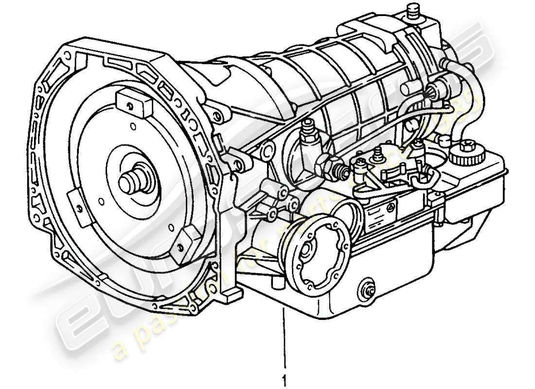 porsche replacement catalogue (1974) replacement transmission part diagram