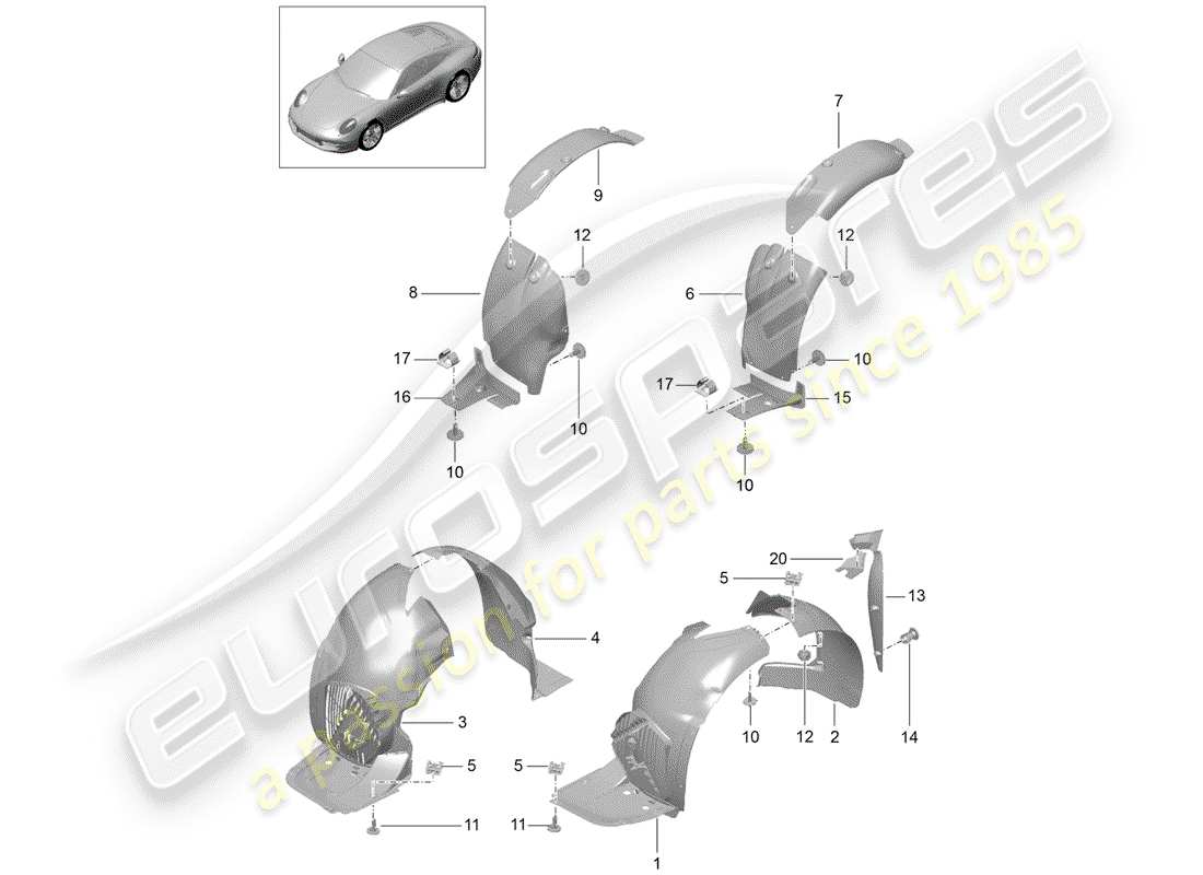 part diagram containing part number 99150464100