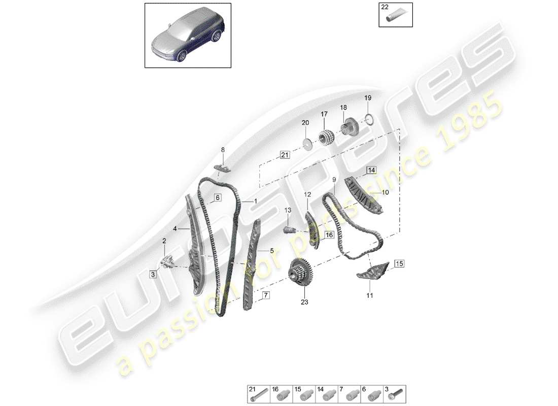 part diagram containing part number paf008925