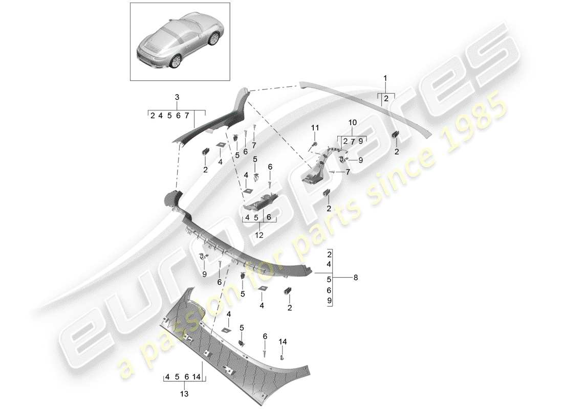 part diagram containing part number 99155507702