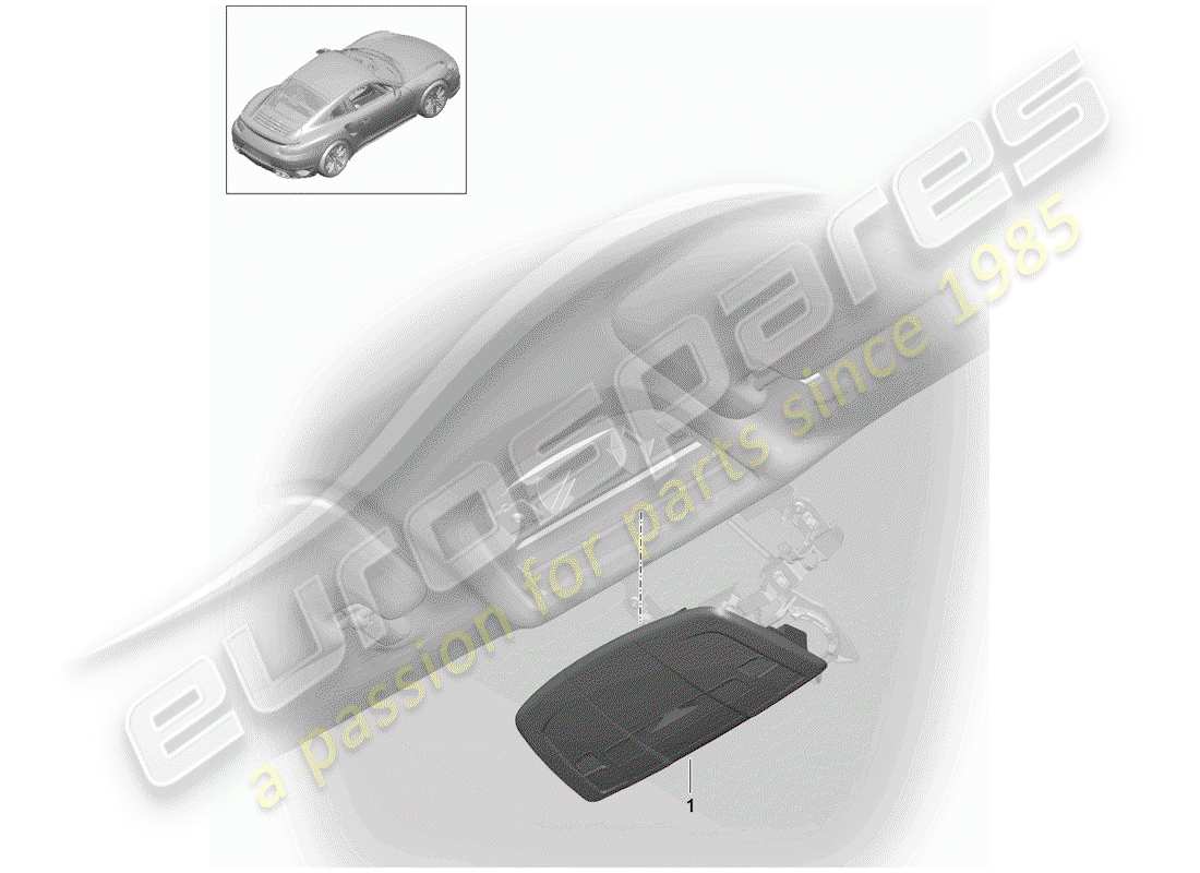 porsche 2016 (991-1 turbo) bracket part diagram