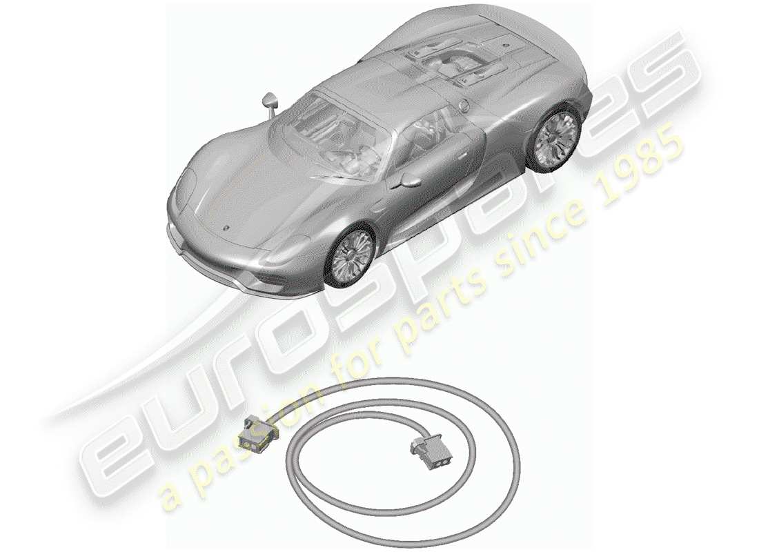 porsche 2015 (918 spyder) wiring harnesses part diagram