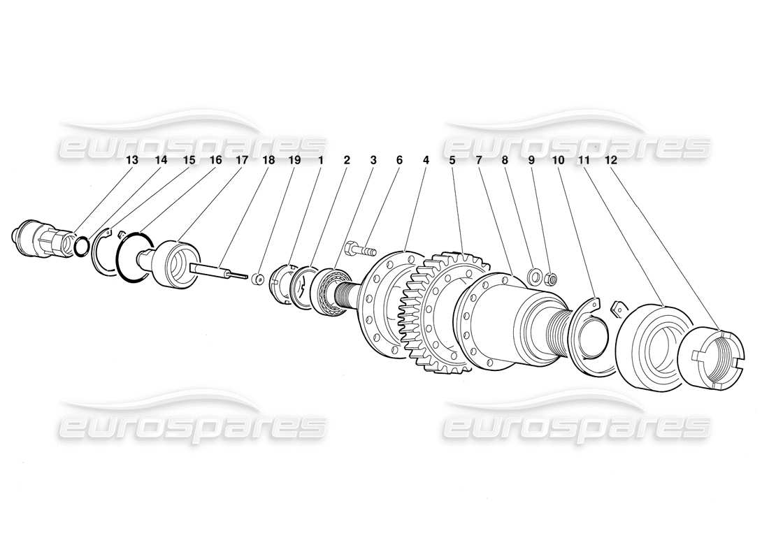 lamborghini diablo (1991) speedometer sender part diagram