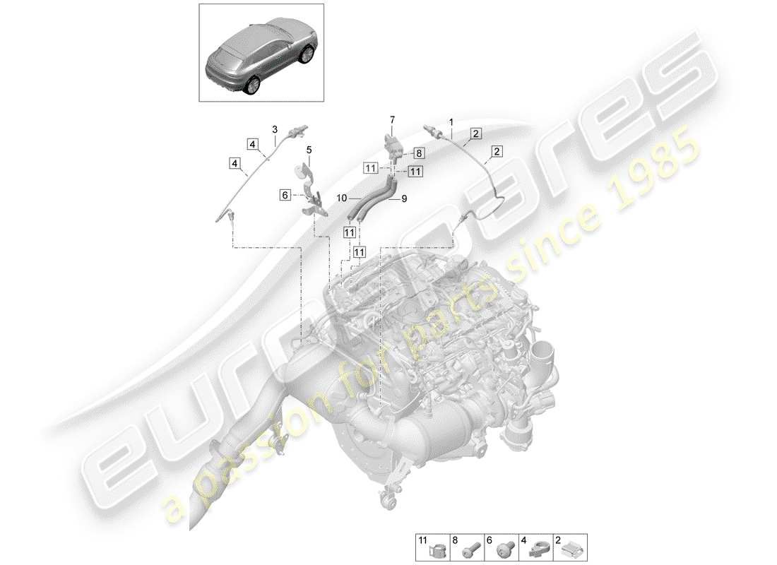 part diagram containing part number 95b131850a