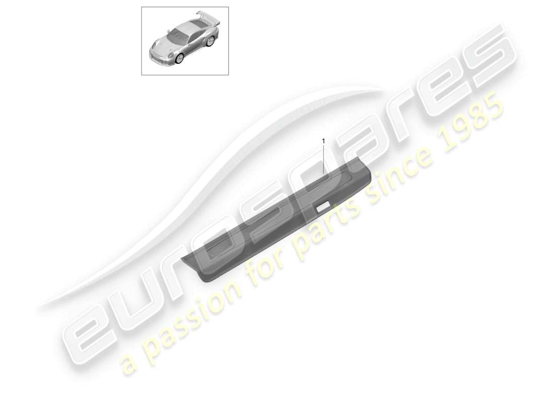 VIEW PARTS DIAGRAMS FROM THE PORSCHE 991 PARTS CATALOGUE a part diagram from the porsche 991 parts catalogue