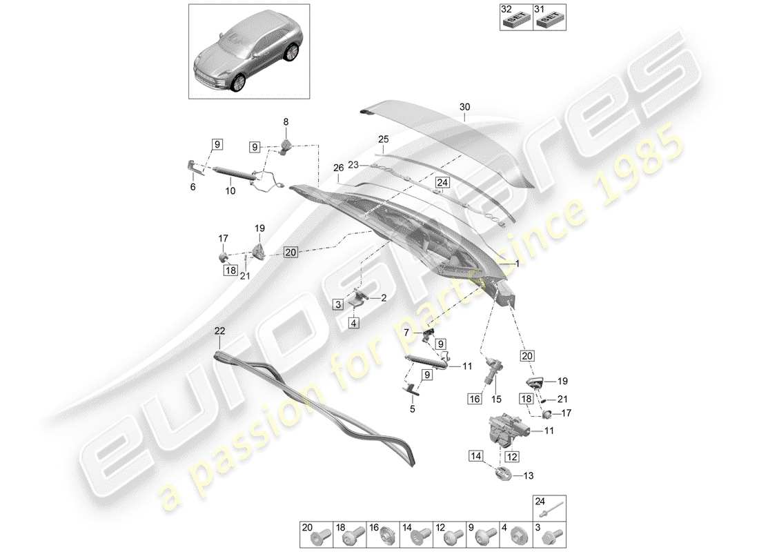 part diagram containing part number n 90780901