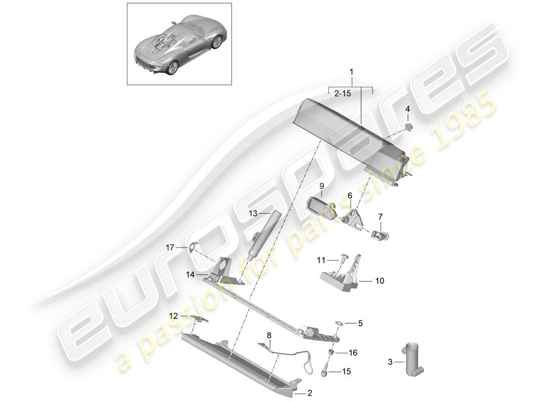 part diagram containing part number 91855264203